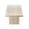 Rectangle Travertine Dining Table
