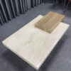Rectangular marble coffee table