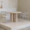 Round Travertine Dining Table