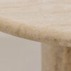 Round Travertine Dining Table