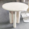Round Travertine Dining Table