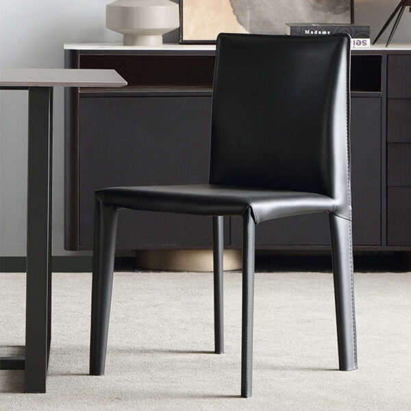 Saddle Leather Dining Chair