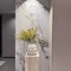 Square Travertine Plinth