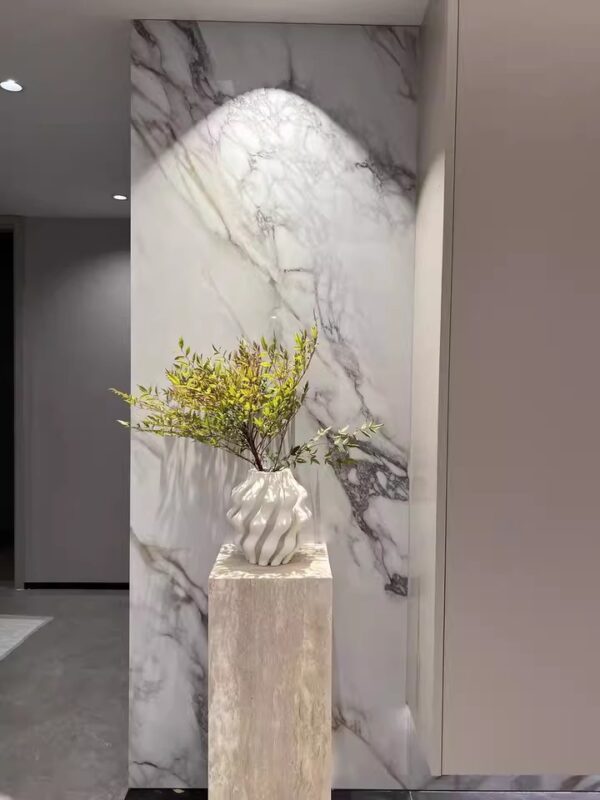Square Travertine Plinth