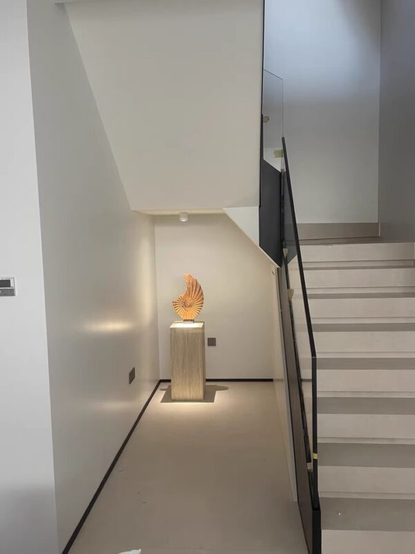 Square Travertine Plinth