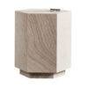 Travertine Side Table