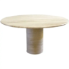 Up & Up travertine dining table