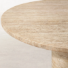 Up & Up travertine dining table
