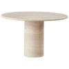 Up & Up travertine dining table