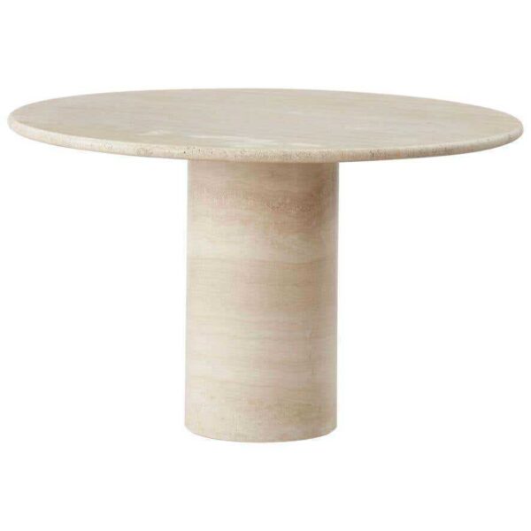 Up & Up travertine dining table