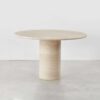 Up & Up travertine dining table