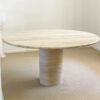 Up & Up travertine dining table