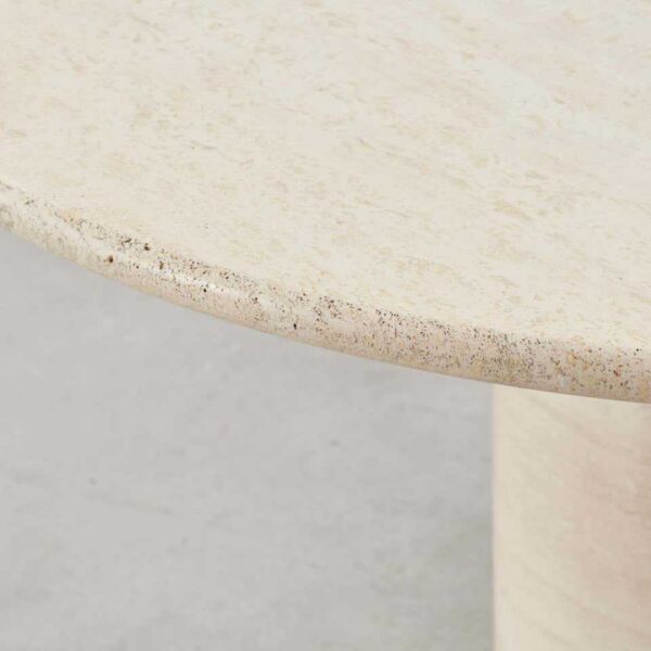 Up & Up travertine dining table