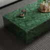 Verde Guatemala Green Marble Coffee Table