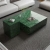 Verde Guatemala Green Marble Coffee Table