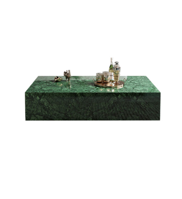Verde Guatemala Green Marble Coffee Table