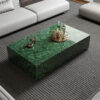 Verde Guatemala Green Marble Coffee Table