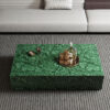 Verde Guatemala Green Marble Coffee Table