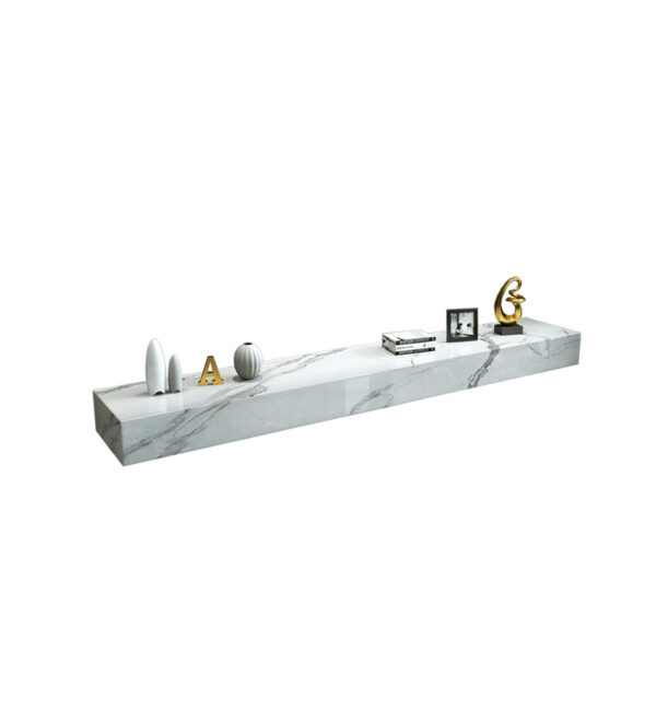 White marble tv cabinet