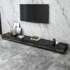 White marble tv cabinet