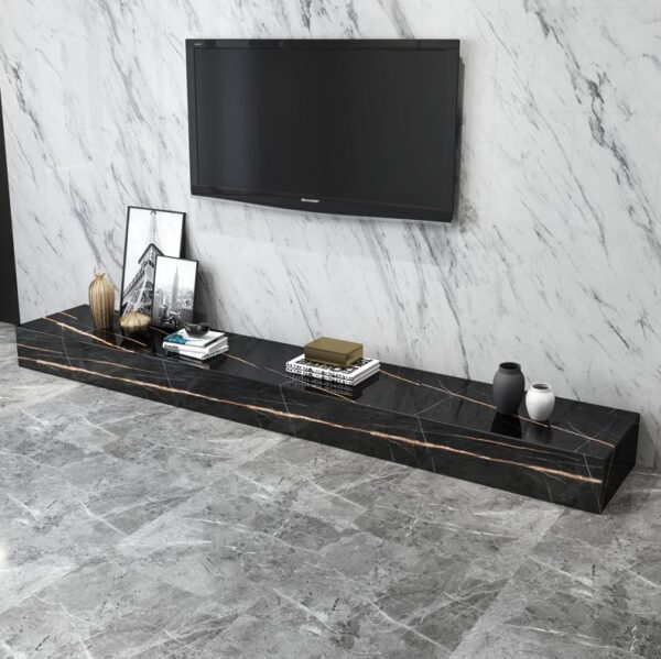 White marble tv cabinet