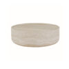 Round Travertine Stone Coffee Table