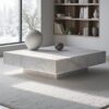 Carrara White Marble Coffee Table