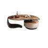 wooden Leaf shape coffee table