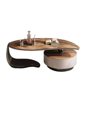 wooden Leaf shape coffee table