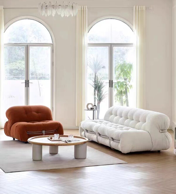 944 soriana Steel teeth sofa