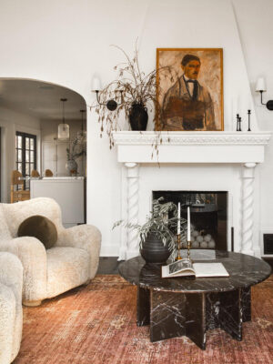 Antique Marble Coffee Table