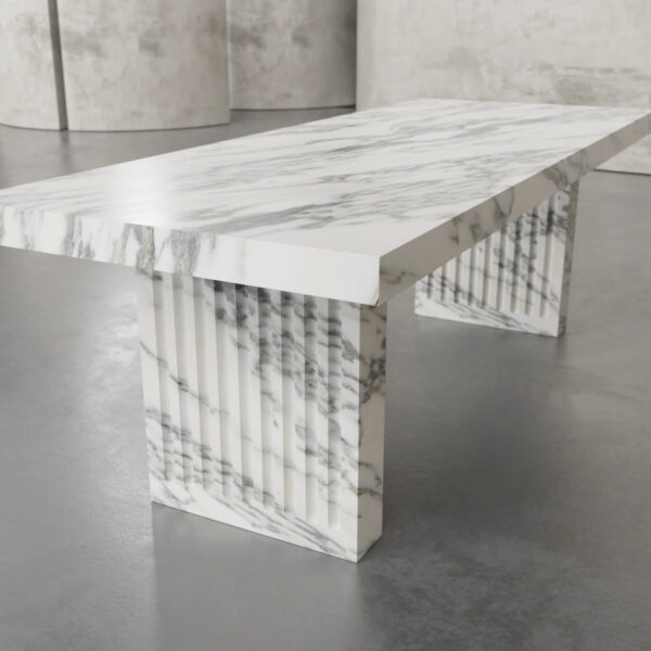 Arabescato White Dining Table