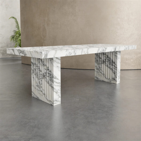 Arabescato White Dining Table