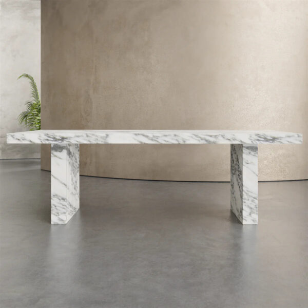 Arabescato White Dining Table