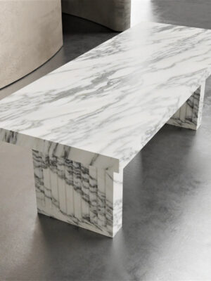 Arabescato White Dining Table