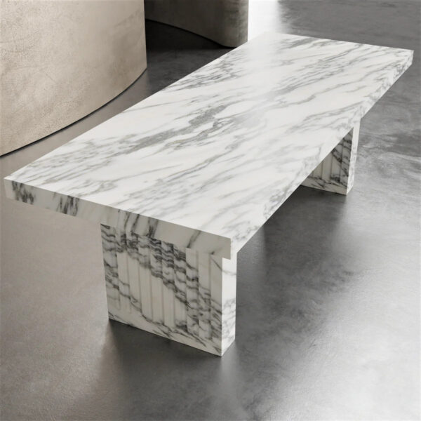 Arabescato White Dining Table