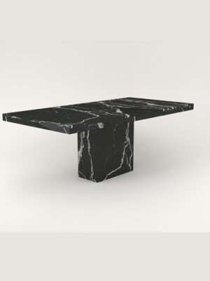 Black Marquina Marble Dining Table