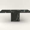 Black Marquina Marble Dining Table