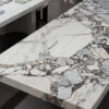 Calacatta Nero Marble Dining Table
