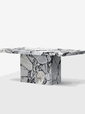 Calacatta Nero Marble Dining Table