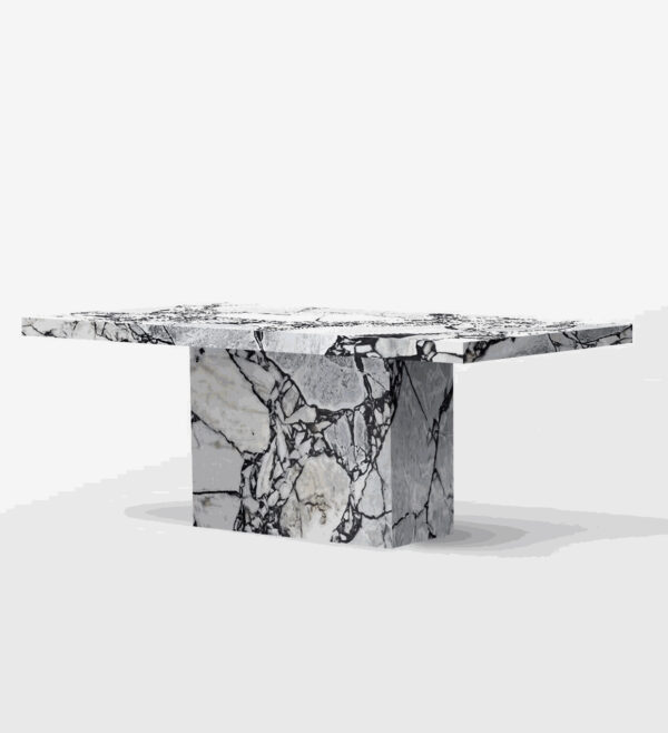 Calacatta Nero Marble Dining Table