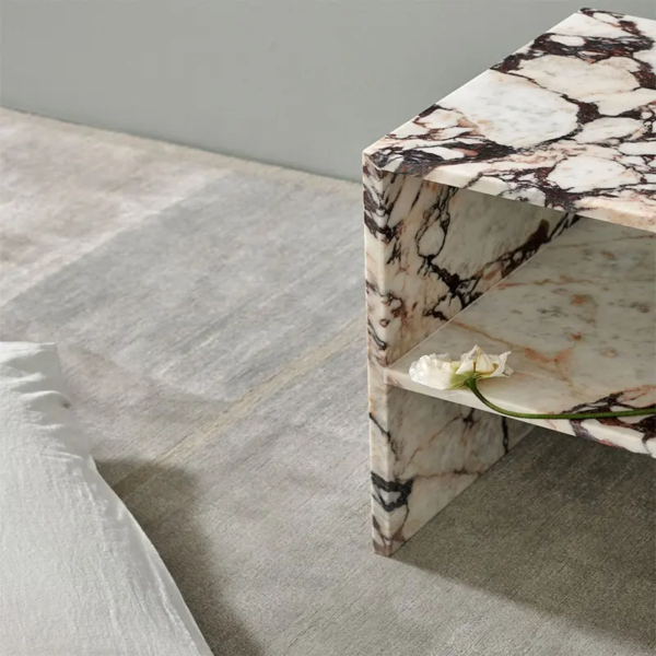 Calacatta Viola Bella Bedside Table