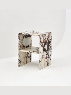 Calacatta Viola Bella Bedside Table