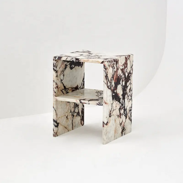 Calacatta Viola Bella Bedside Table