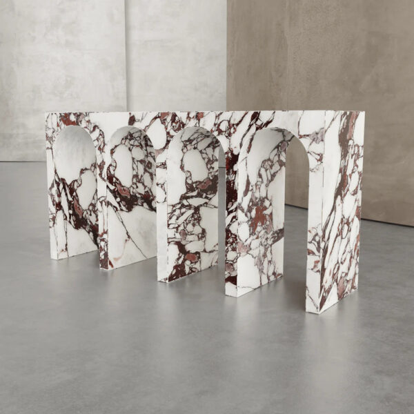 Calacatta Viola Marble Console Table