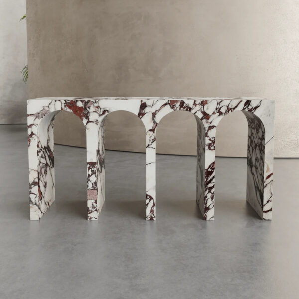 Calacatta Viola Marble Console Table