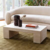 Cream Travertine Coffee Table