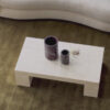 Cream Travertine Coffee Table