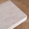 Cream Travertine Rectangle Console Table