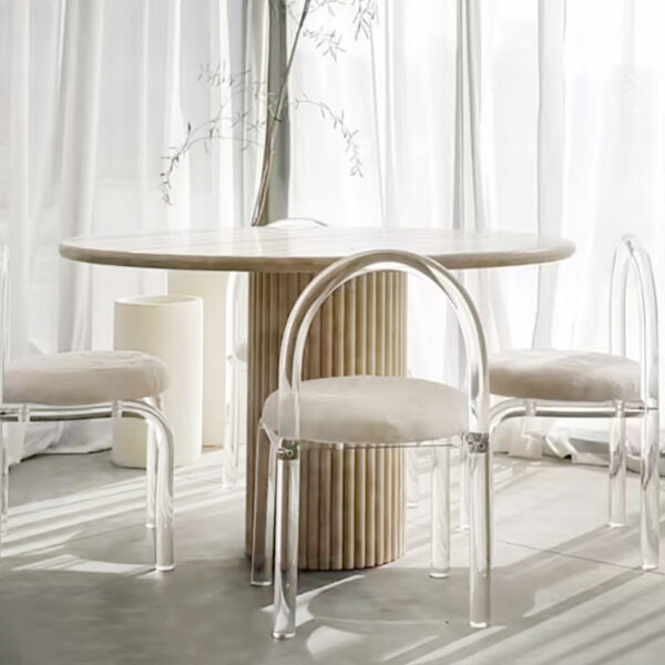 French Living Room Round Table